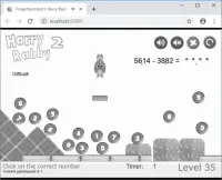 HarryRabby2 Math Subtraction with 2 decimals FREE Screen Shot 4
