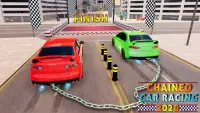 angekettet Wagen Rennen 2020: Autos Stunts Spiele Screen Shot 0