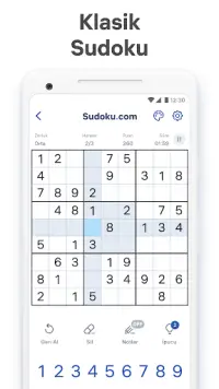 Sudoku.com - sudoku oyunu Screen Shot 0