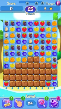 Tasty Crush: The Fruit War Screen Shot 14