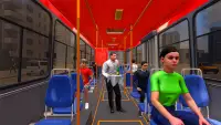 City Coach Driving: Bus Games Screen Shot 4