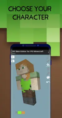Minecraft 3D Skins Editor Screen Shot 2
