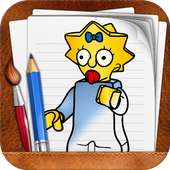 Drawing for Lego Simpsons