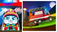 Little Fire Station Truck Game Screen Shot 19