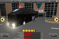 Police bus prison transport 3D Screen Shot 1