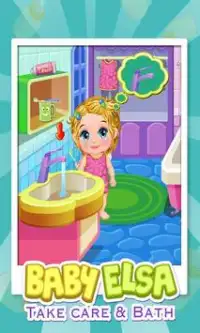 Baby Elsa Take Care & Bath Screen Shot 1