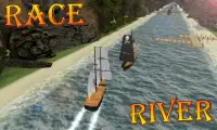 Turbo River Racing Ship 3D Screen Shot 1