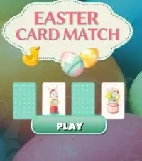 Easter Card Match Pairs memory match Game Screen Shot 0