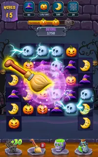 Halloween Witch Connect - Halloween games Screen Shot 2