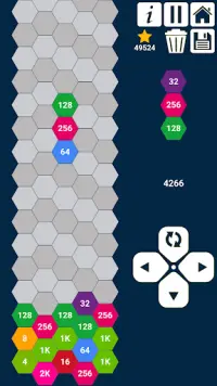juegos hexagonales: colección números hexagonales Screen Shot 16