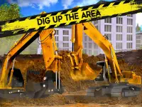 Heavy Excavator Simulator 2018: Road Construction Screen Shot 1