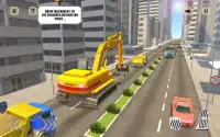 Crane Excavator Driving Sim City Construction 2018 Screen Shot 3