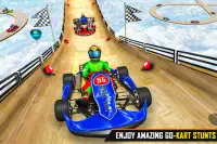 Go Kart Ramp Car Stunt Games Screen Shot 4