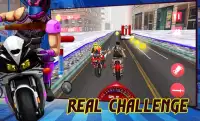 City Bike Attack Mad road Moto cross Rider Screen Shot 0