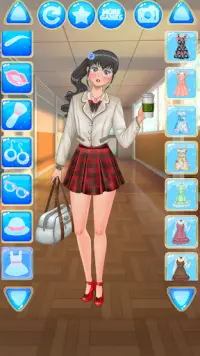 Schule Kawaii Mode – Anime Ankleiden Screen Shot 2