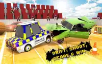 Us Police Drift Car Stunt Driving Basketball Boy! Screen Shot 4