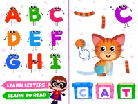 Learn to Read! Bini ABC games! Screen Shot 16