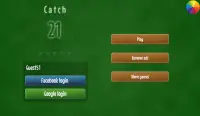 ♣ Catch 21 Blackjack Solitaire Game Screen Shot 0