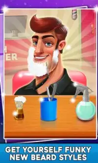 Barber Shop Beard Styles Hair Salon Games Screen Shot 0