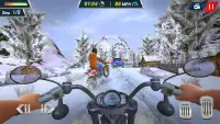 corridas de moto de neve 2019 - Snow Bike Racing Screen Shot 2