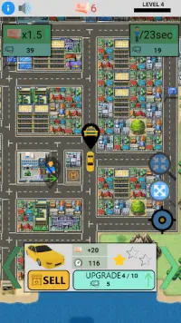 Idle Taxi Tycoon Screen Shot 0
