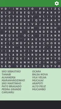 Brazilian cities Word Search Screen Shot 5