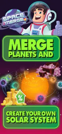 Space Merge: Galactic Idle Game Screen Shot 2