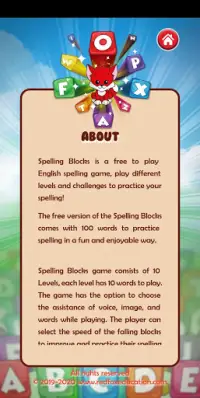 Spelling Blocks - Free spelling game Screen Shot 3