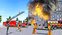 trò chơi lái xe cứu hỏa 2019 - Fire Truck Driving Screen Shot 5