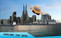 Future Flying Car Robot Taxi Cab Transporter Games Screen Shot 6