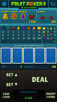 Fruit Poker II Screen Shot 0