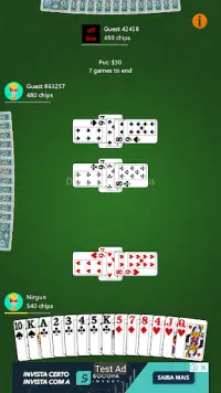 Sevens - Domino with Cards Screen Shot 1