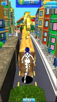 Subway Lady bug Adventure Running Game 3D Screen Shot 1