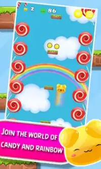 Candy Jump Rainbow Screen Shot 1