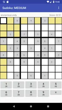 Sudoku (free, no ads) Screen Shot 2