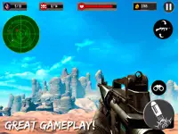 Desert Sniper Special Forces 3D Shooter FPS Game Screen Shot 10