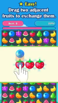 FruitPop Lite - Classical 3-Match Puzzle Game Screen Shot 1