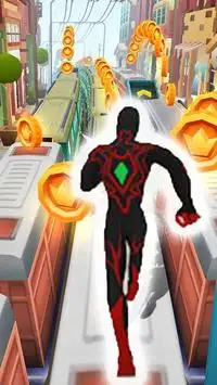 Amazing Super Heroes Running : Subway Home Runner Screen Shot 0
