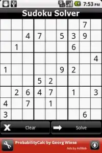 Sudoku Solver Screen Shot 0