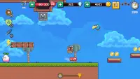 Pixelz Adventure 🌎 - Прыгать и бегать игры Screen Shot 0
