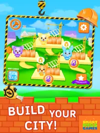 Construction Game Build with bricks Screen Shot 3