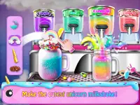 Rainbow Unicorn อาหารและของหวาน: เกมทำอาหาร Screen Shot 1