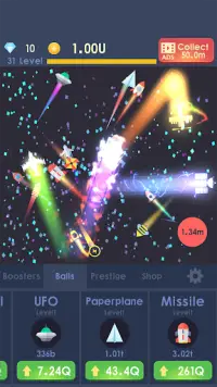 Idle Rocket - Aircraft Evolution & Space Battle Screen Shot 5