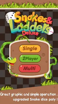Snakes and Ladders Deluxe(Fun game) Screen Shot 0