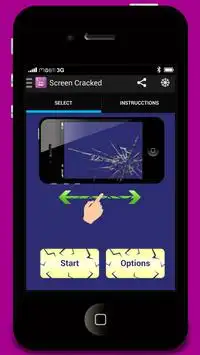 Casual game: Cracked Screen Screen Shot 0