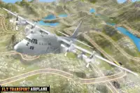 армия самолет транспортер: транспорт игры 2018 Screen Shot 1