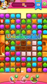 Candy Bomb - perlawanan 3 permainan percuma Screen Shot 2