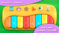 Piano for babies and kids Screen Shot 1