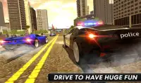 हमें पुलिस कार ड्राइविंग अपराध शहर परिणत दौड़ 3 डी Screen Shot 14