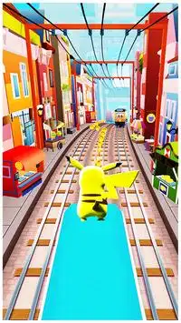 Pikachu Run Dash City Screen Shot 1